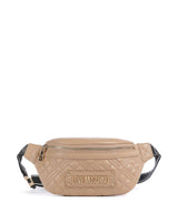 Love Moschino Quilted Saszetka nerka beige