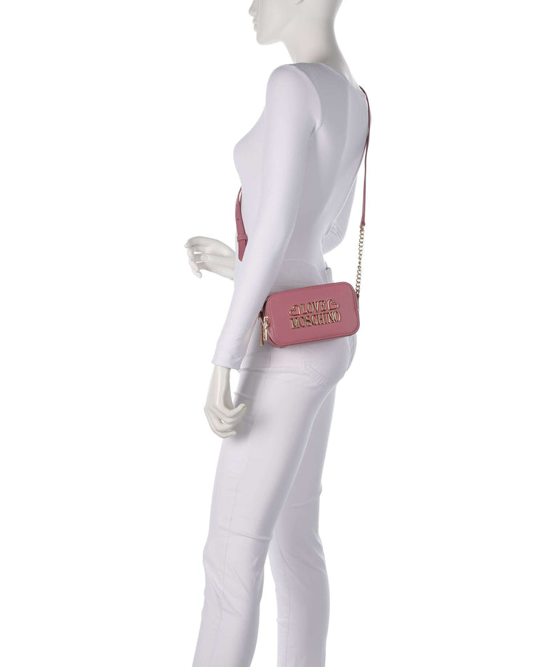 Love Moschino Lovely Love Crossbody bag old rose