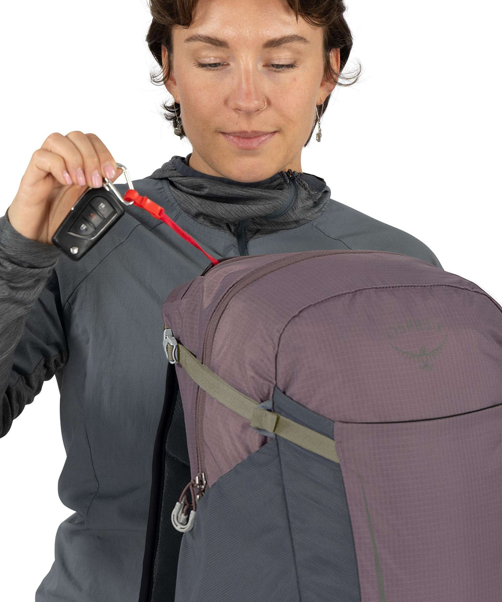 Osprey Hikelite 28 Hiking backpack graphite purple