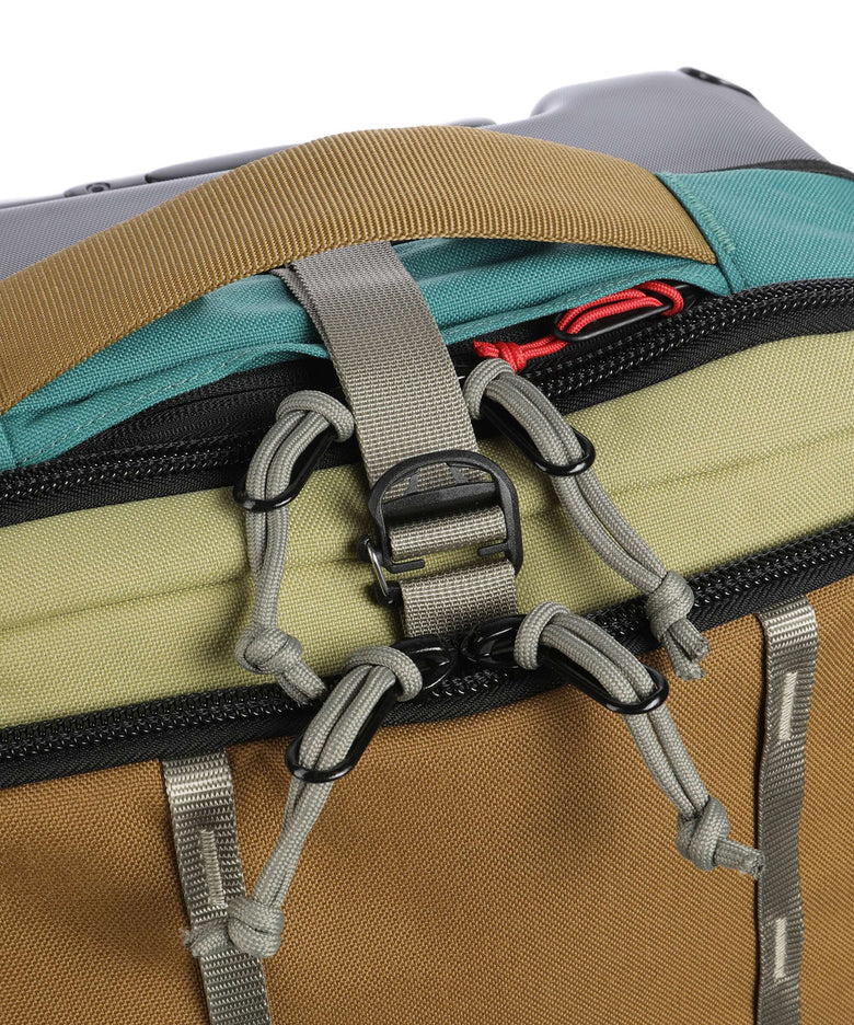 Topo Designs Global Backpack with wheels caribbean/dark khaki