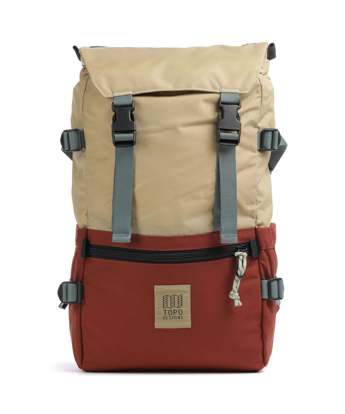 Topo Designs Rover Classic Backpack sahara/fire brick