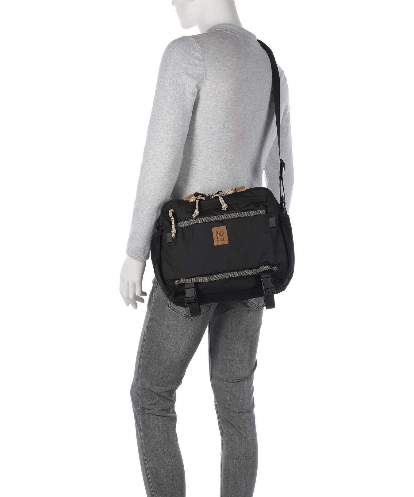 Topo Designs Mountain Crossbody bag black/neutral