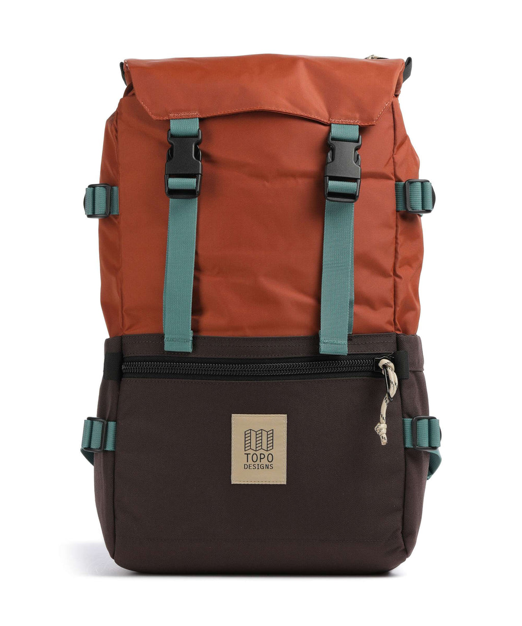 Topo Designs Rover Classic Plecak 15″ nylon z recyklingu clay/chocolate ...