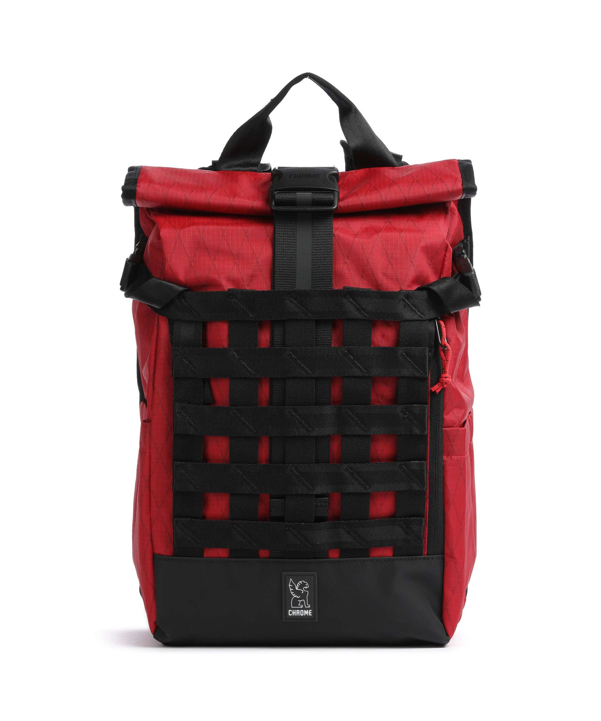 Chrome Barrage 18 Rolltop backpack red