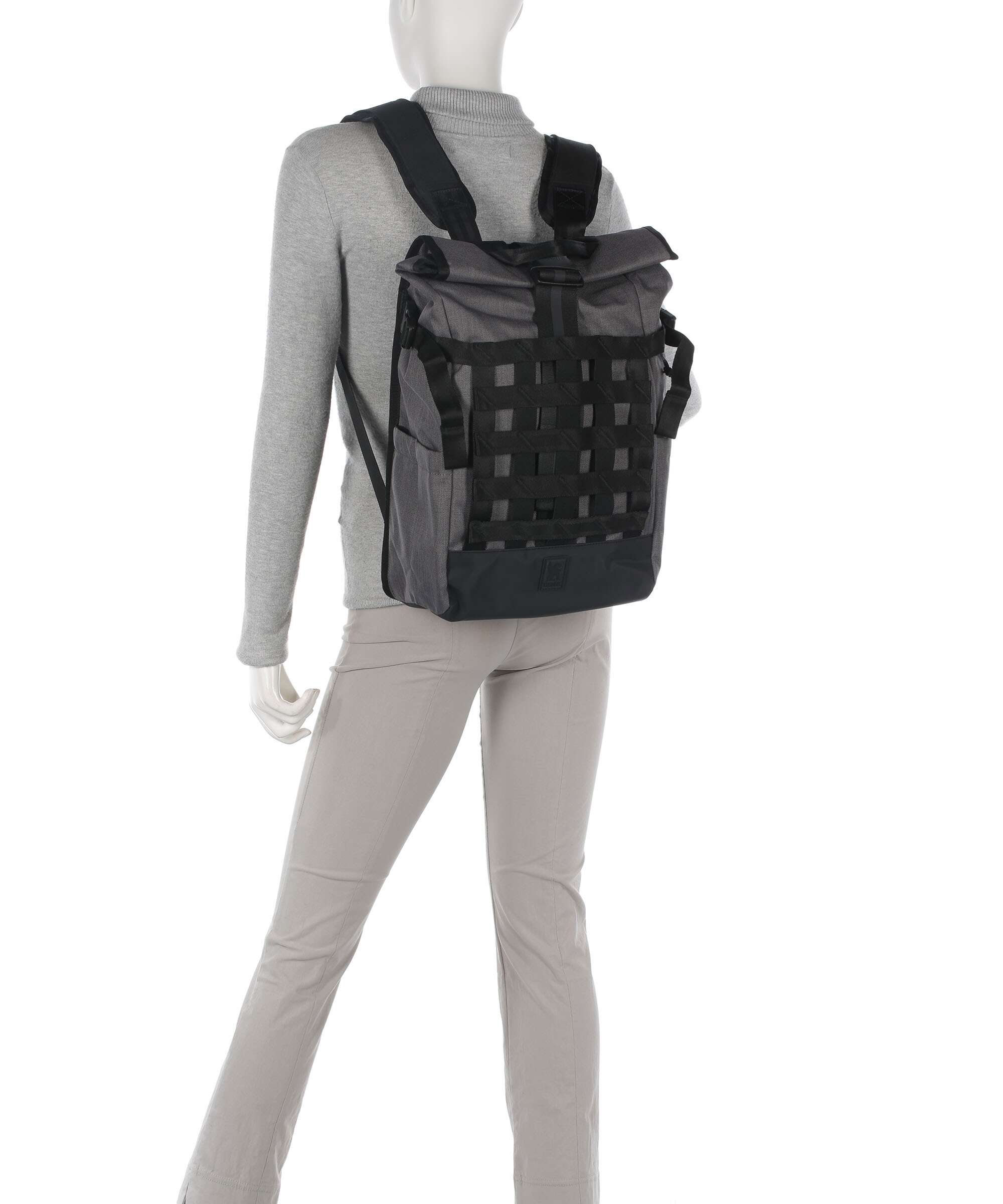 Chrome Barrage 18 Rolltop backpack red