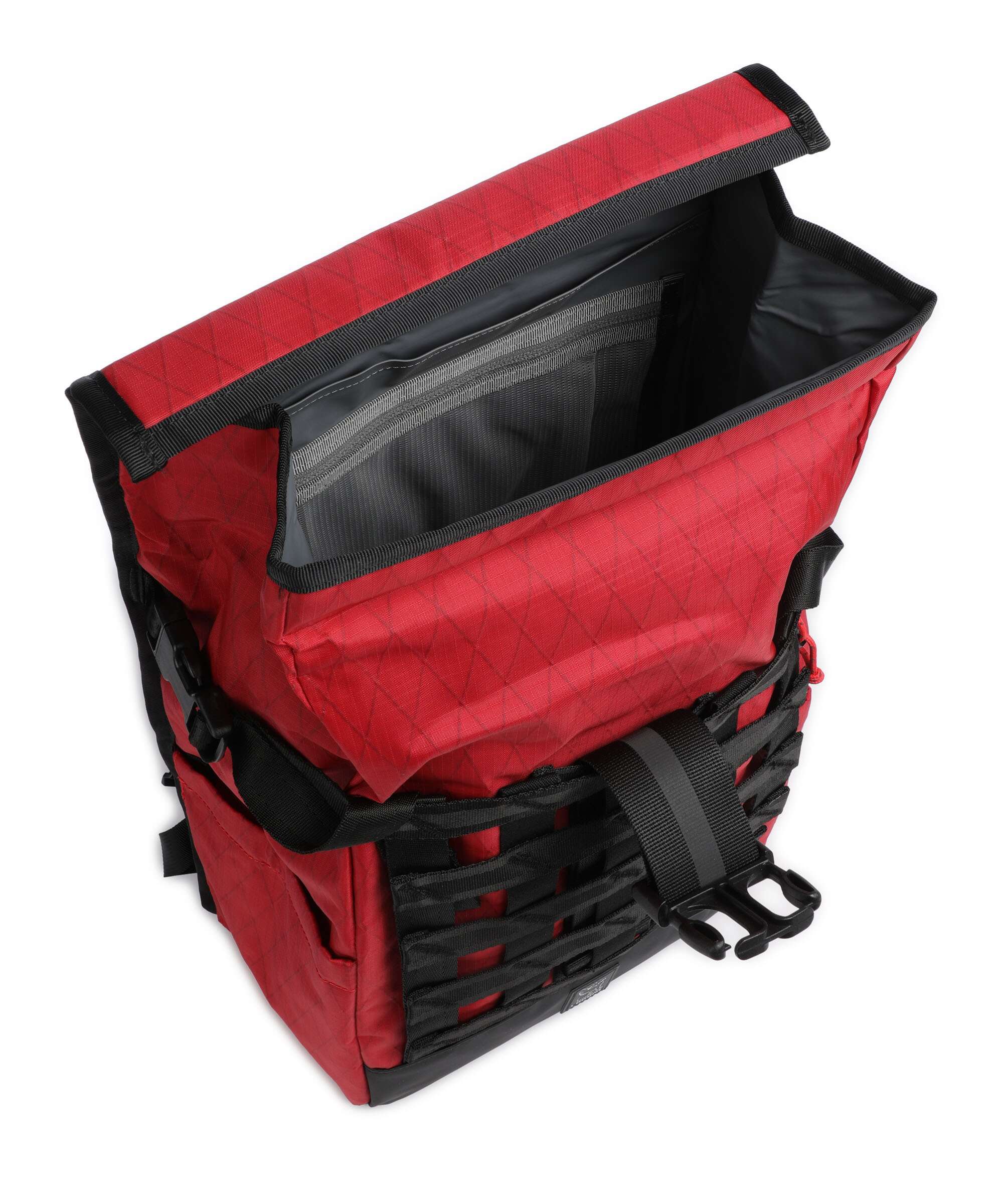 Chrome Barrage 18 Rolltop backpack red