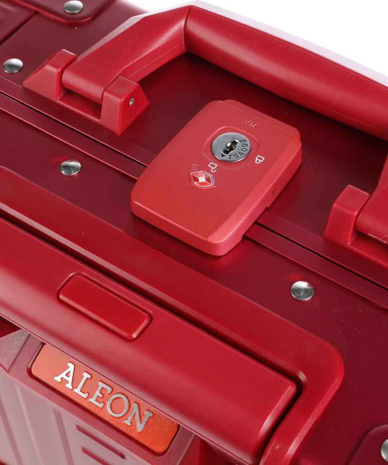 Aleon Carry-On Spinner (4 wheels) ruby