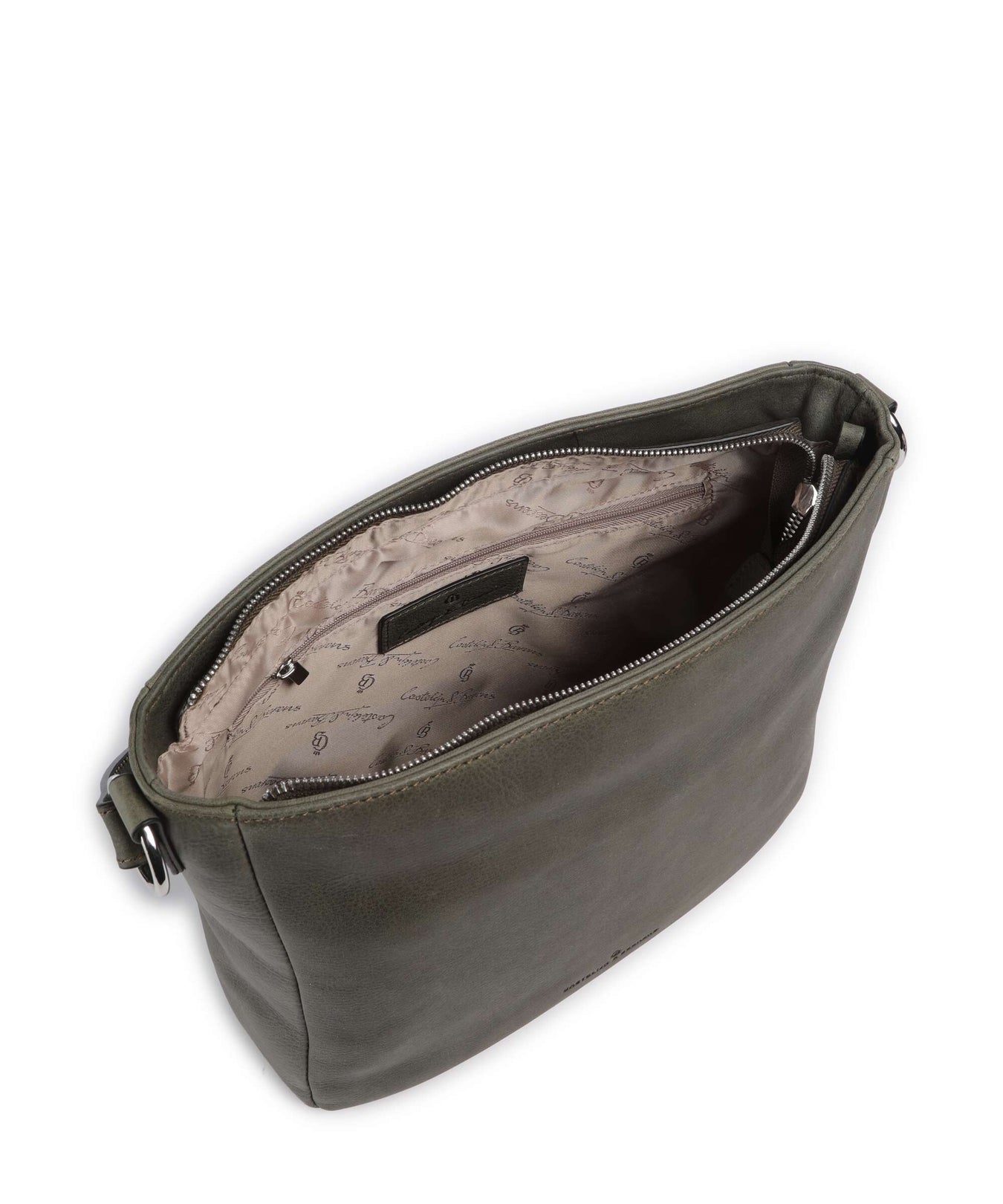 Castelijn & Beerens Carisma Hobo bag dark military