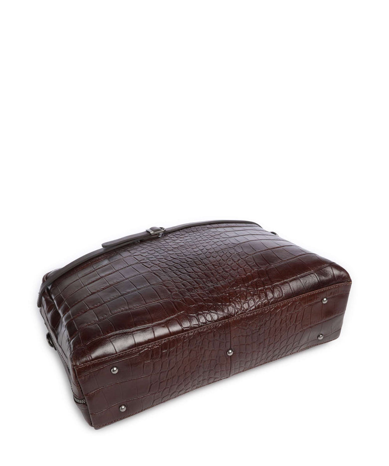 Castelijn & Beerens Croco Lisa Briefcase mocca