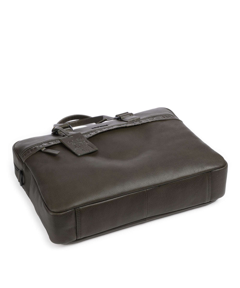 Burkely Minimal Mason Briefcase great green