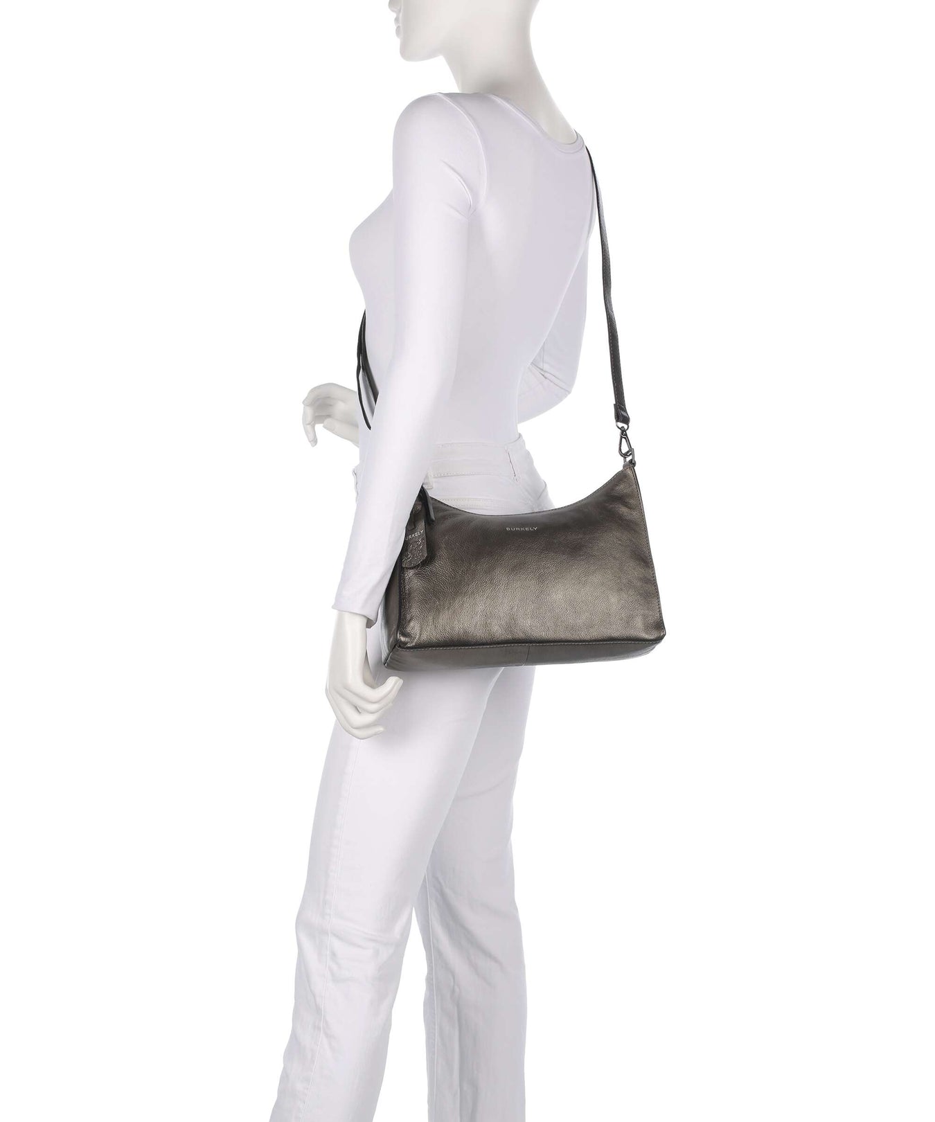 Burkely Creased Crystal Shoulder bag gunmetal