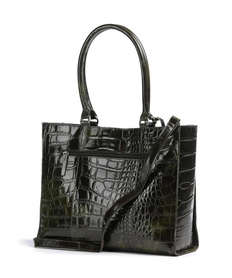 Burkely Cool Colbie Tote bag olive patent