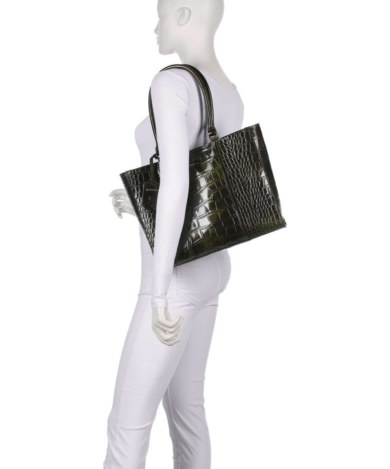 Burkely Cool Colbie Tote bag olive patent