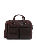Spikes & Sparrow Bronco Briefcase dark brown