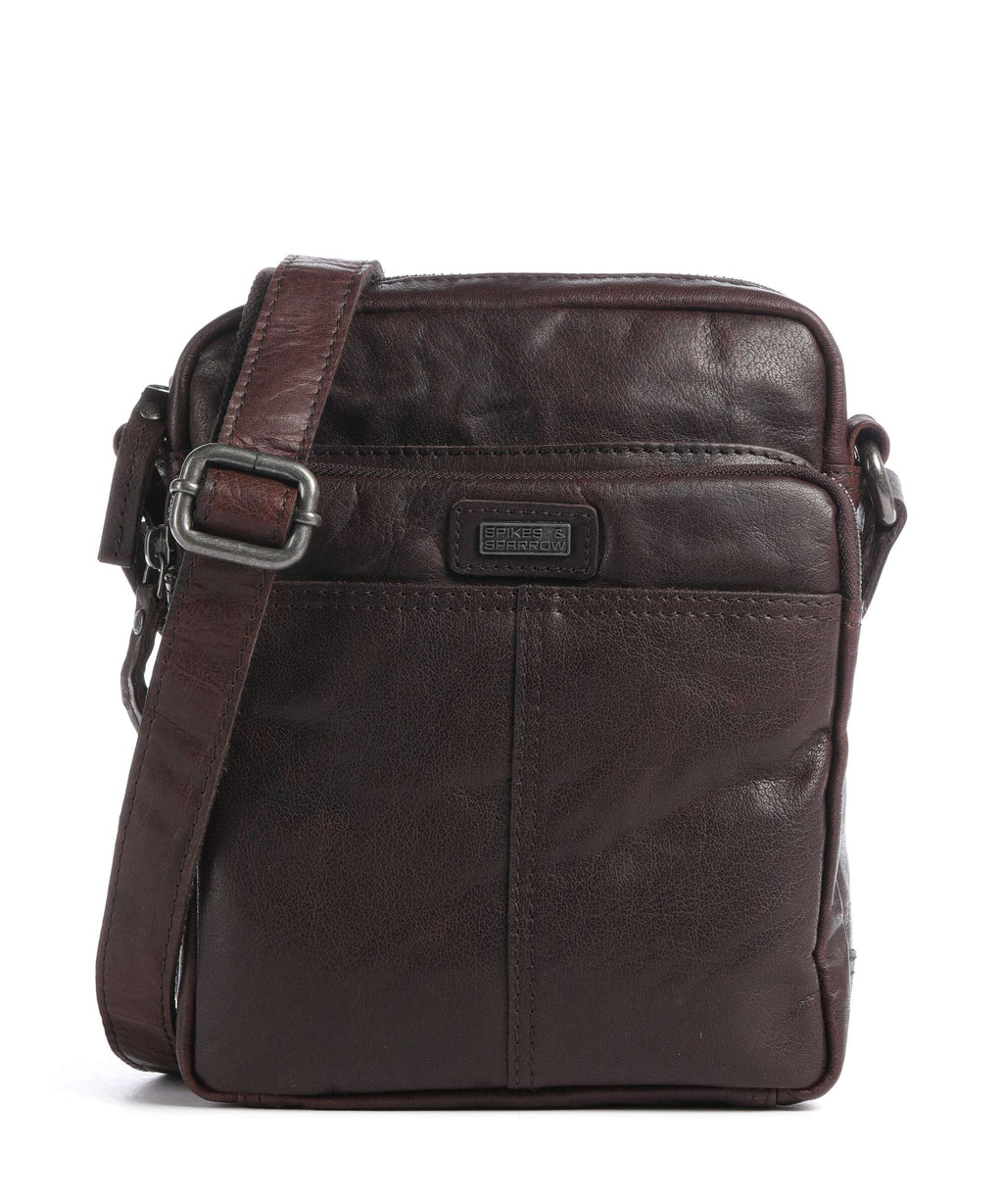 Spikes & Sparrow Bronco Vermont Crossbody bag dark brown