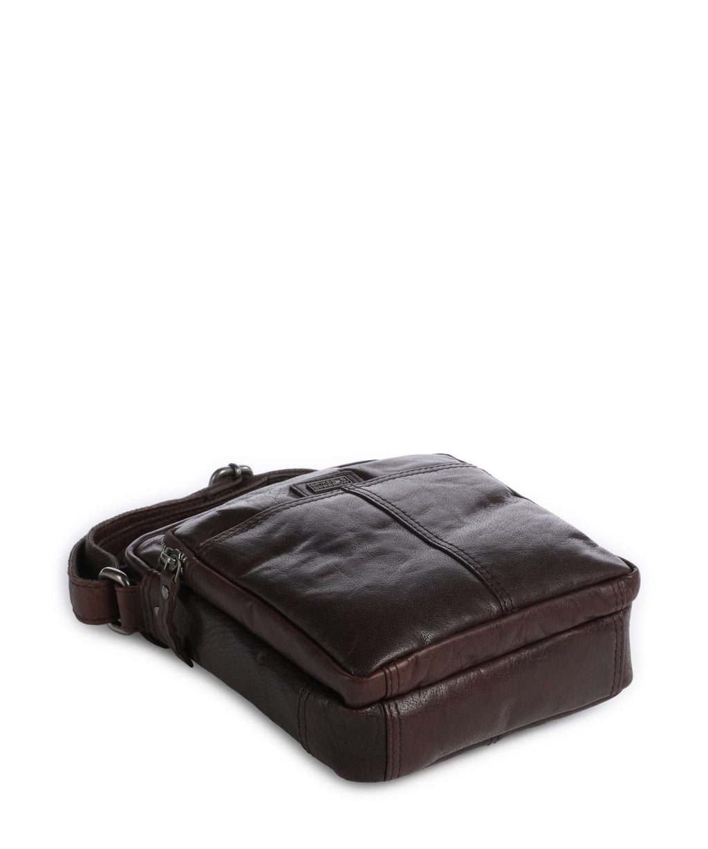 Spikes & Sparrow Bronco Vermont Crossbody bag dark brown