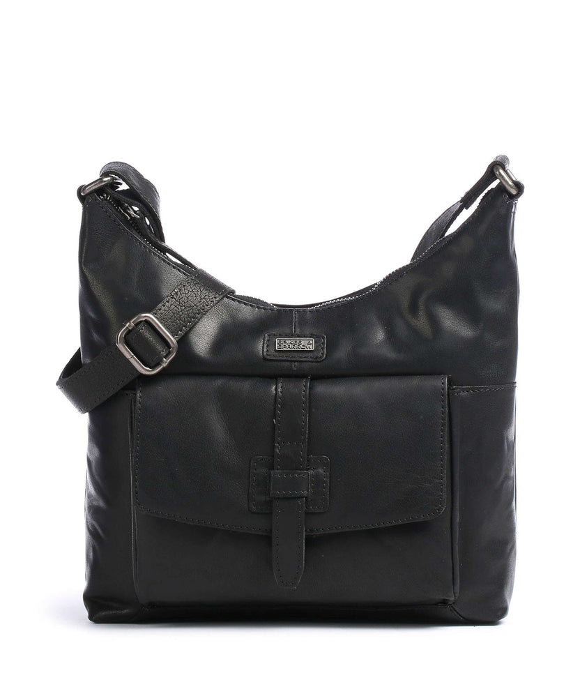Spikes & Sparrow Bronco Hobo bag black