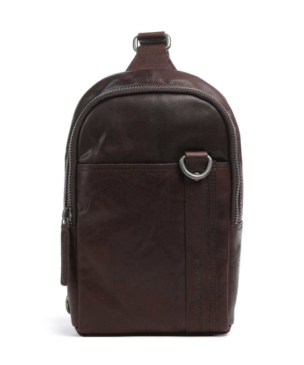 Spikes & Sparrow Bronco Washington Sling bag dark brown