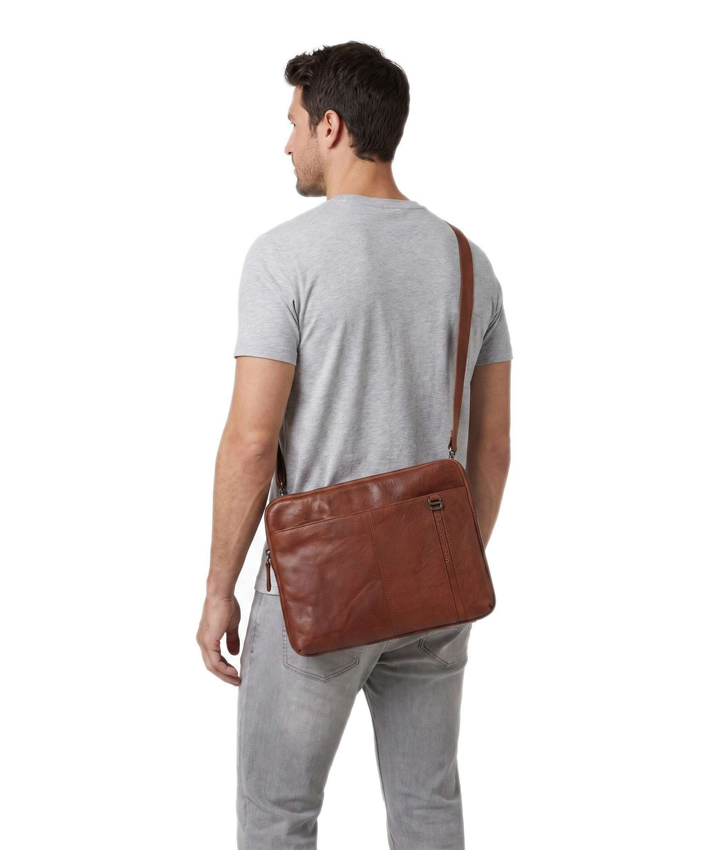 Spikes & Sparrow Bronco Yakima Laptop case brandy