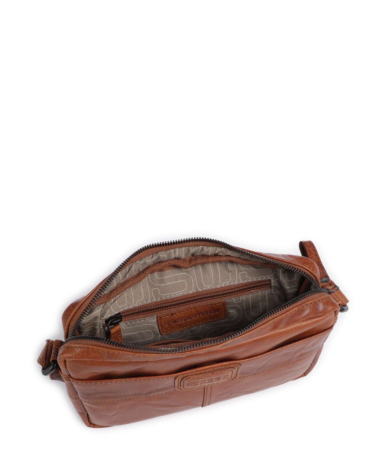 Spikes & Sparrow Bronco Eva Crossbody bag brandy