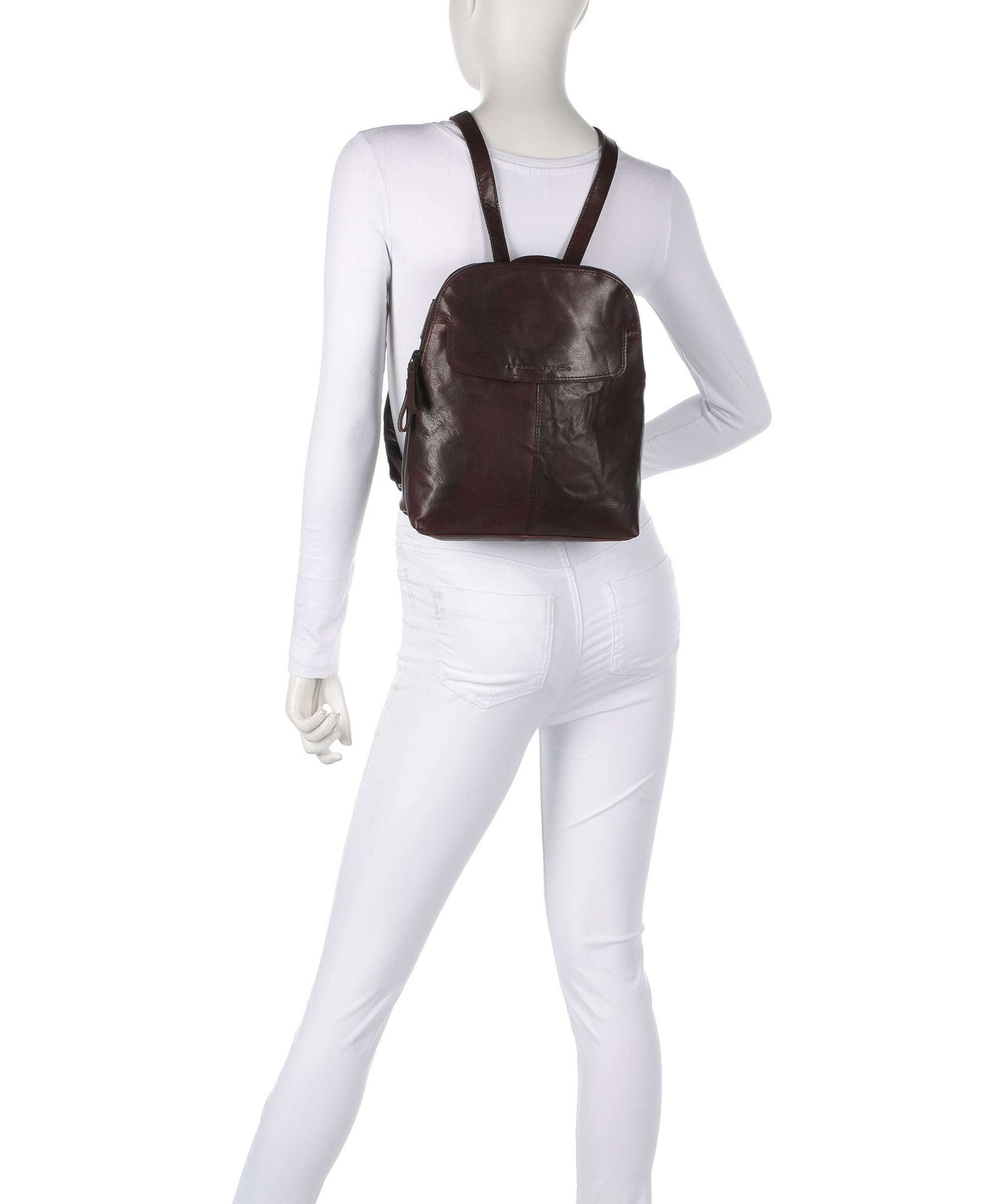 Spikes & Sparrow Bronco Jessicca Backpack dunkelbraun