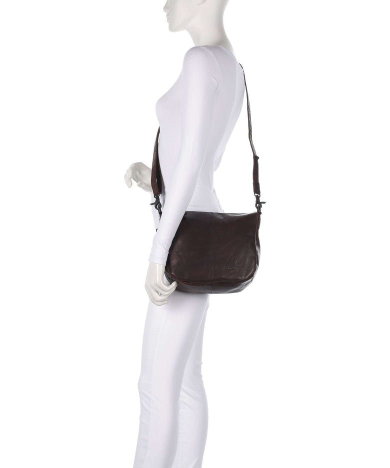 Spikes & Sparrow Bronco Carmen Shoulder bag dunkelbraun