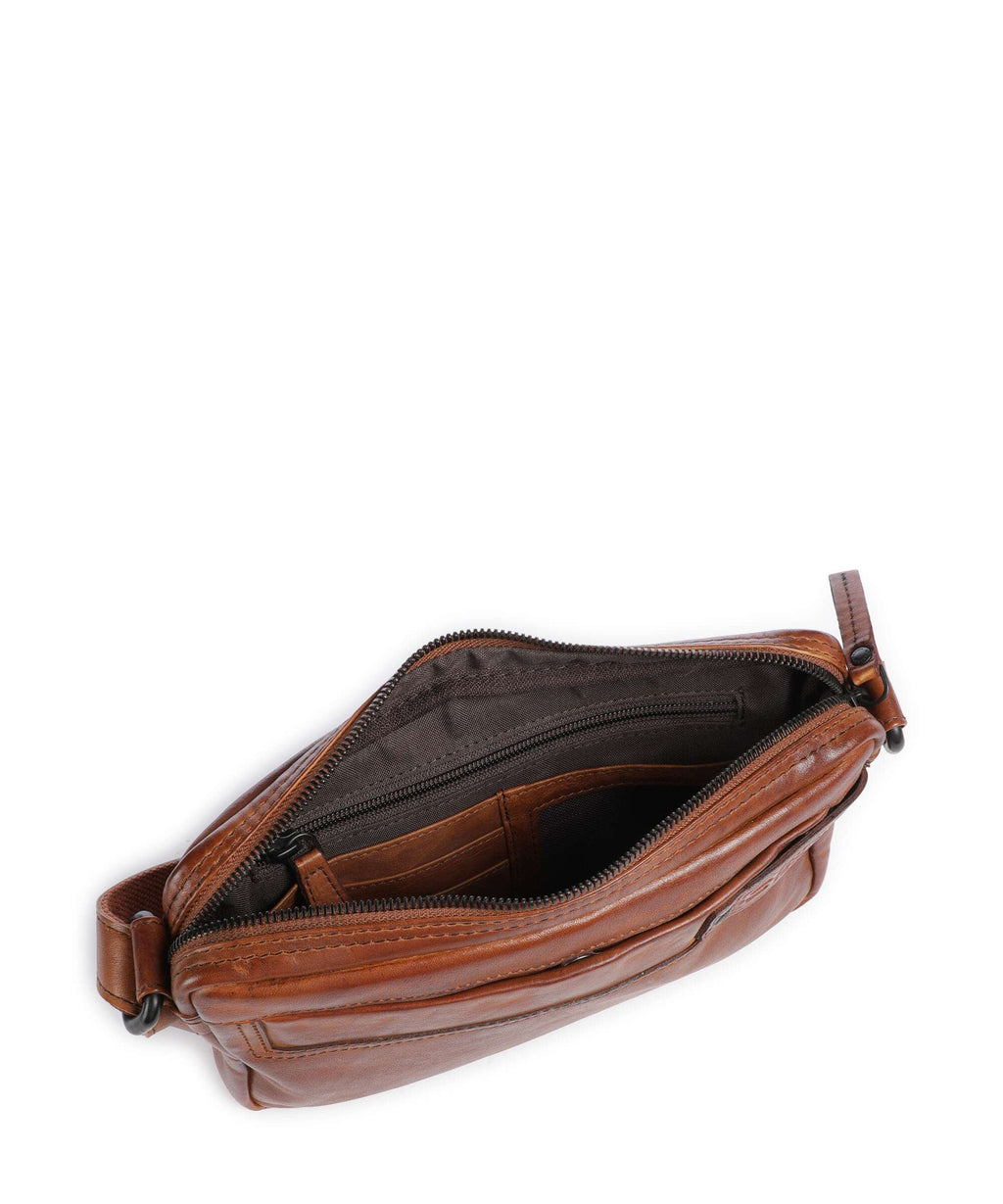 Spikes & Sparrow Apache Hubbert Crossbody bag brandy