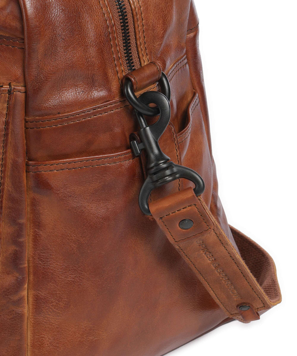 Spikes & Sparrow Apache Curt Weekend bag brandy