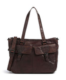 Spikes & Sparrow Bronco Fee Aktówka dark brown