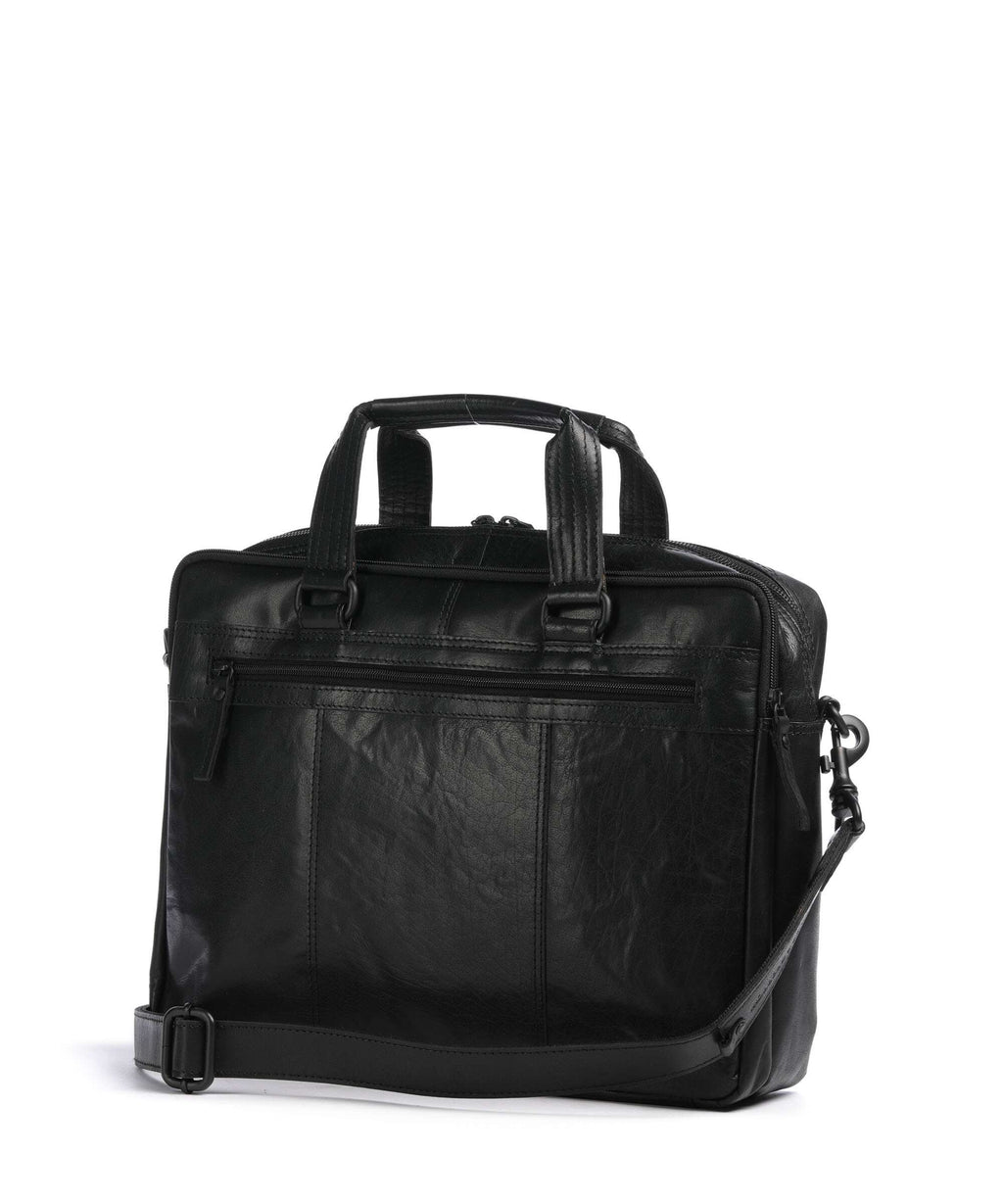 Spikes & Sparrow Bronco Dexter Briefcase black