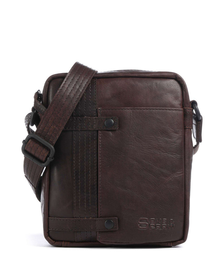 Spikes & Sparrow Bronco Benn Crossbody bag dark brown