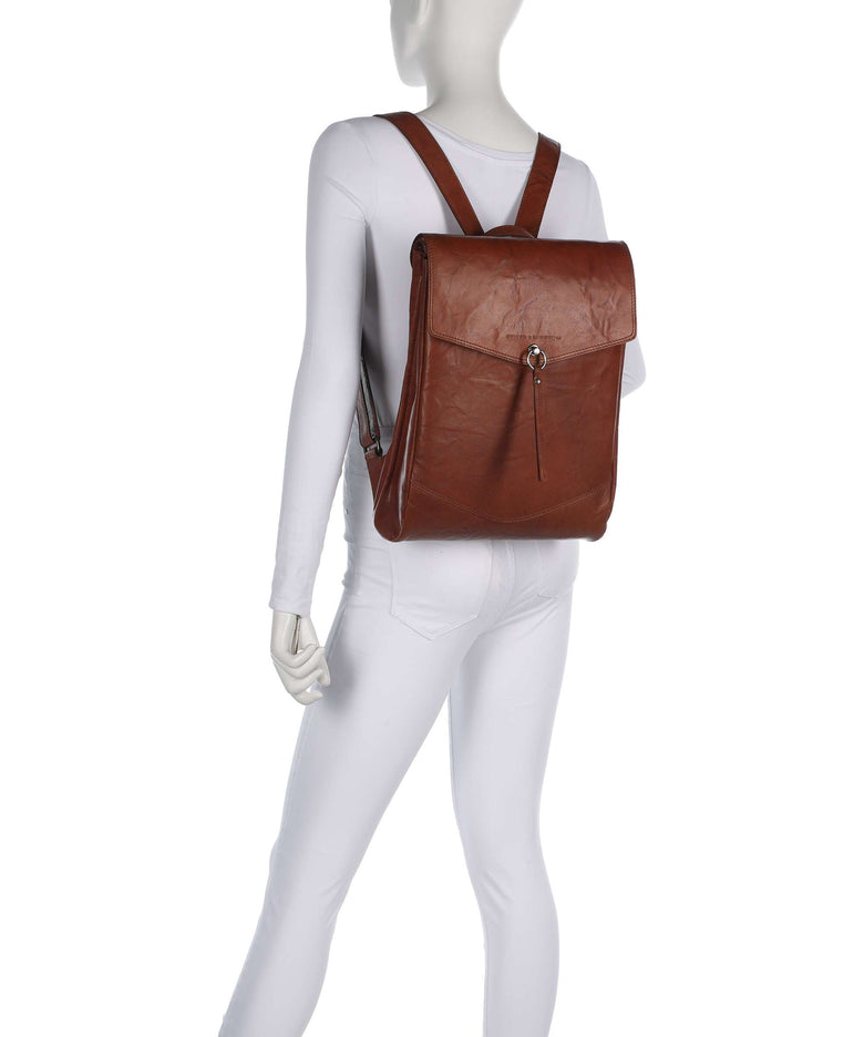 Spikes & Sparrow Bronco Marlotte Laptop backpack brandy