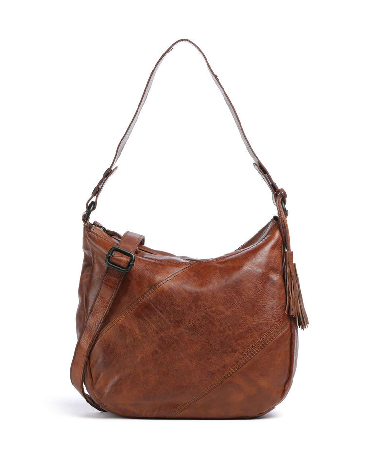 Spikes & Sparrow Apache Natalia Hobo bag brandy