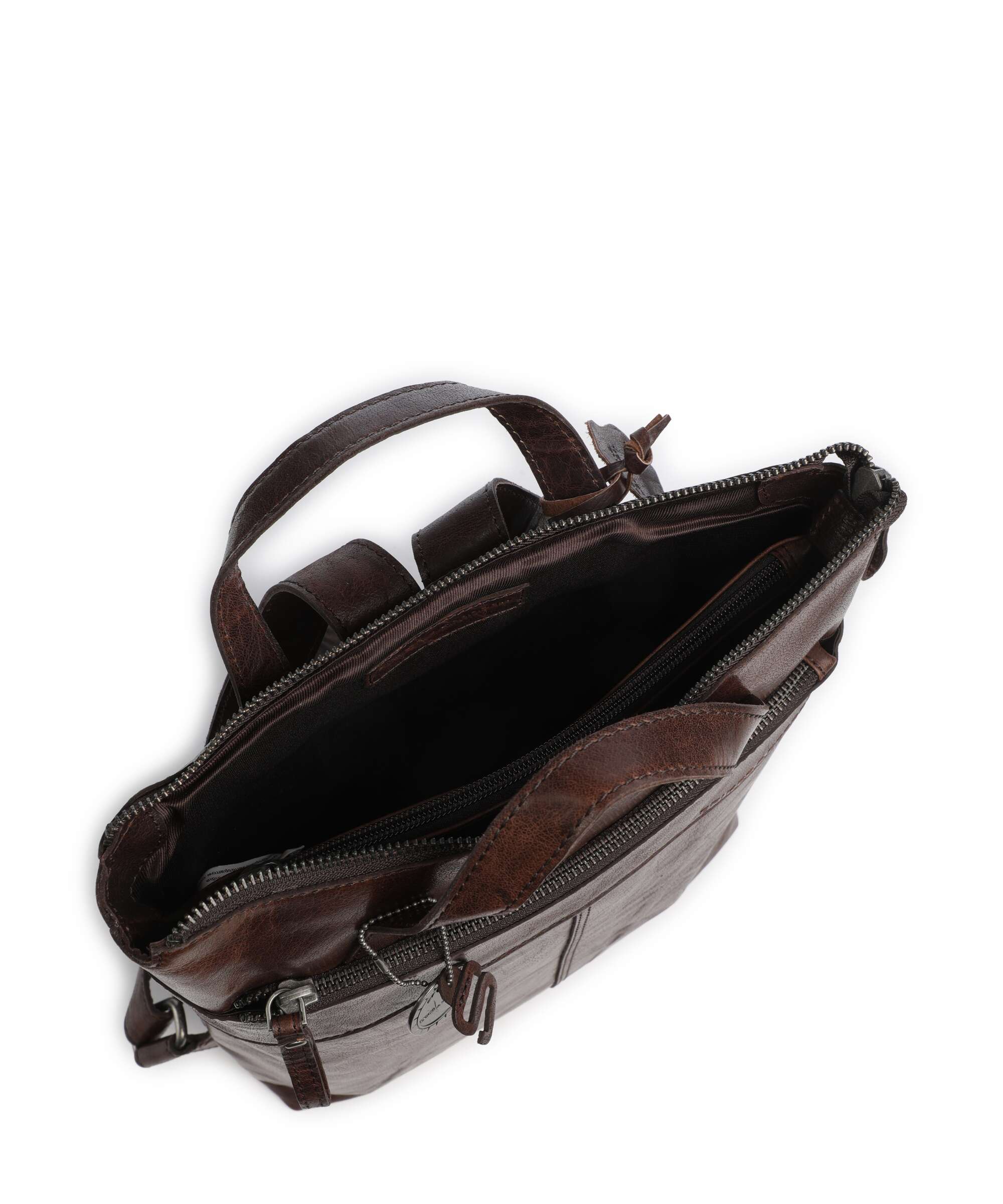 Spikes & Sparrow Bronco Claudia Backpack dark brown