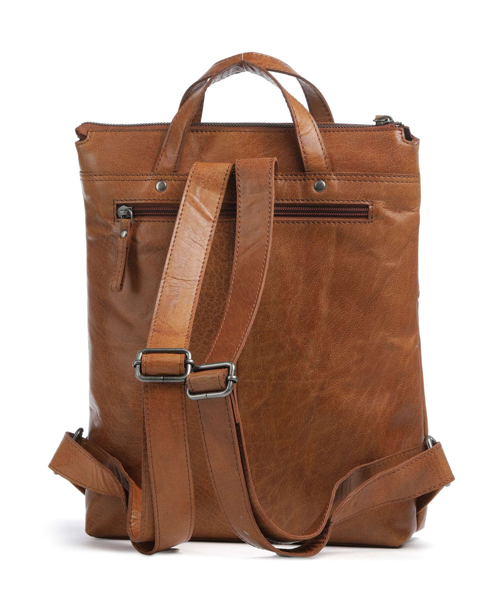 Spikes & Sparrow Bronco Claudia Backpack brandy