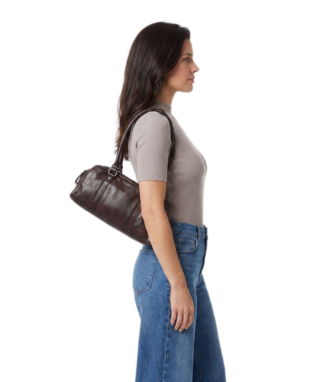Spikes & Sparrow Apache Lisa Shoulder bag dark brown