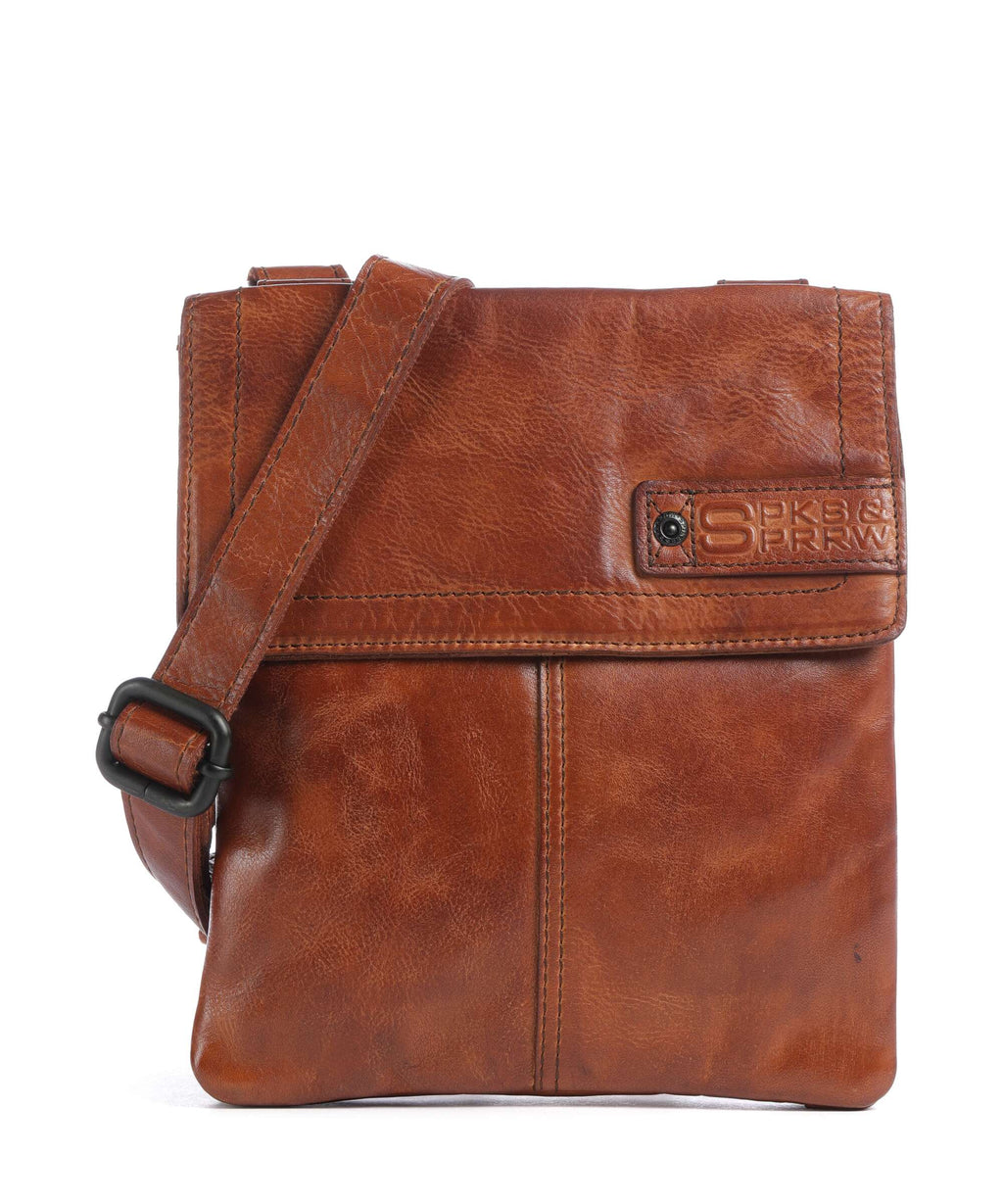 Spikes & Sparrow Apache Jake Crossbody bag brandy