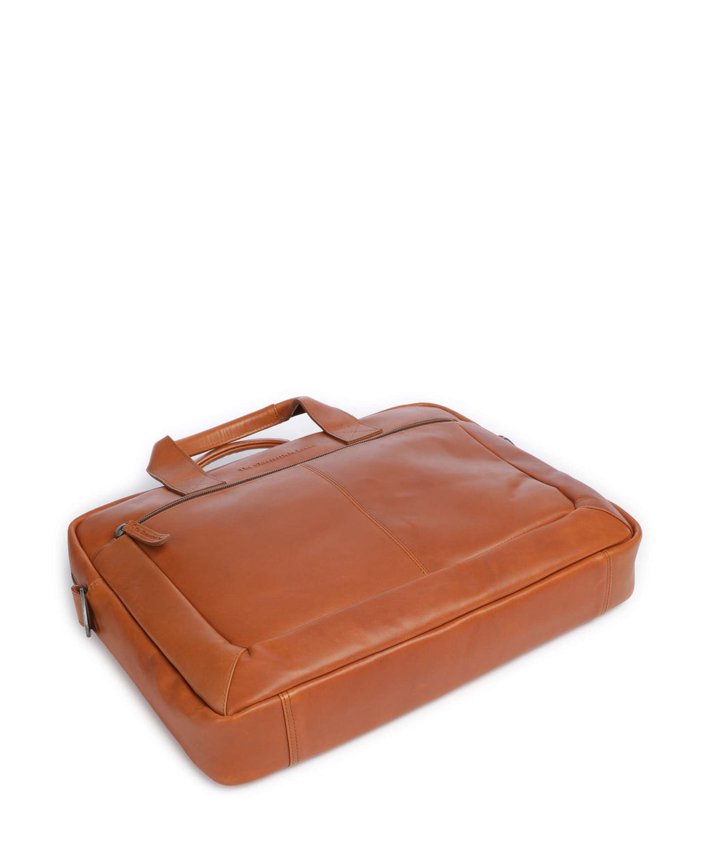 The Chesterfield Brand Calvi Briefcase cognac