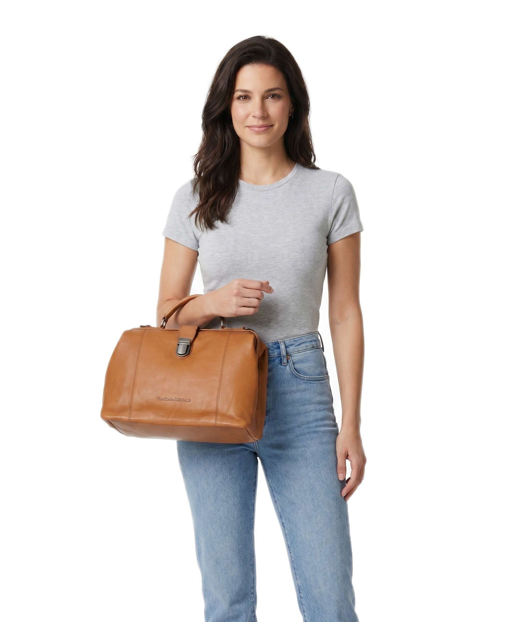 The Chesterfield Brand Shaun Handbag cognac