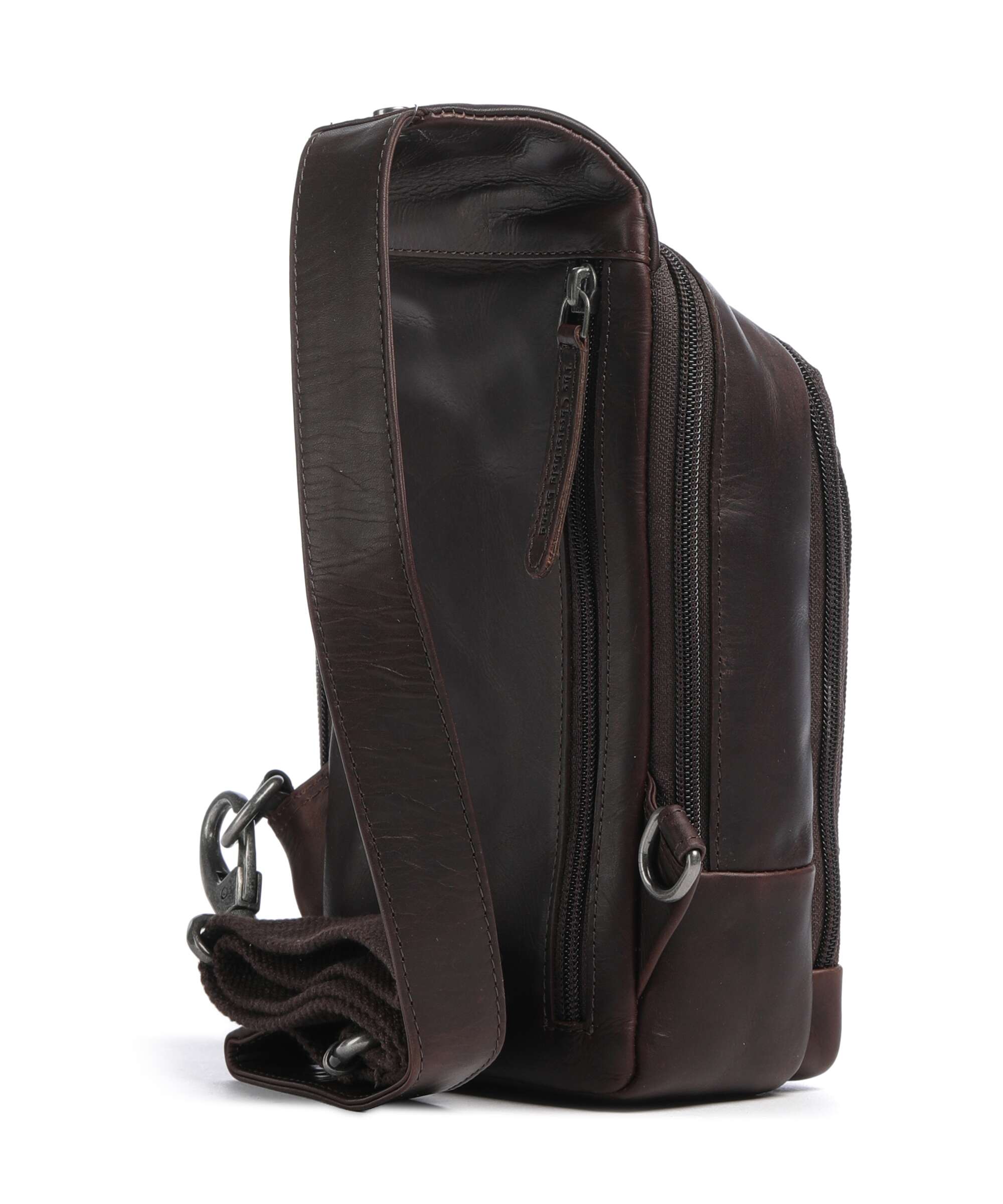 The Chesterfield Brand Wax Pull Up Cow Riga Sling bag brown