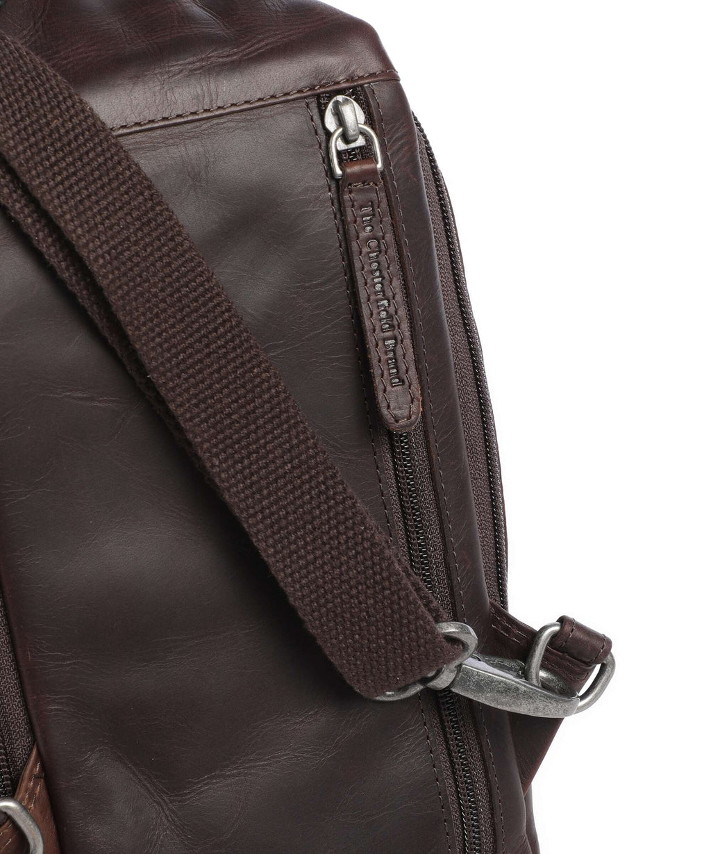 The Chesterfield Brand Wax Pull Up Cow Riga Sling bag brown