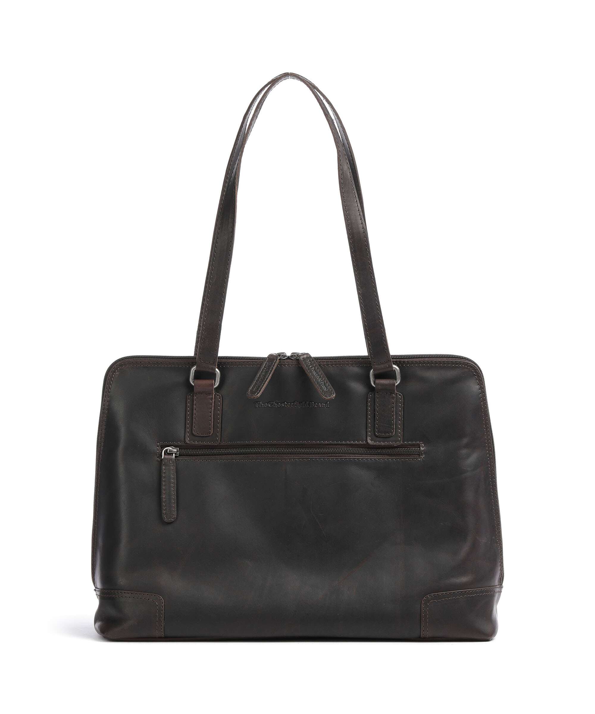 The Chesterfield Brand Wax Pull Up Cow Lugano Tote bag brown