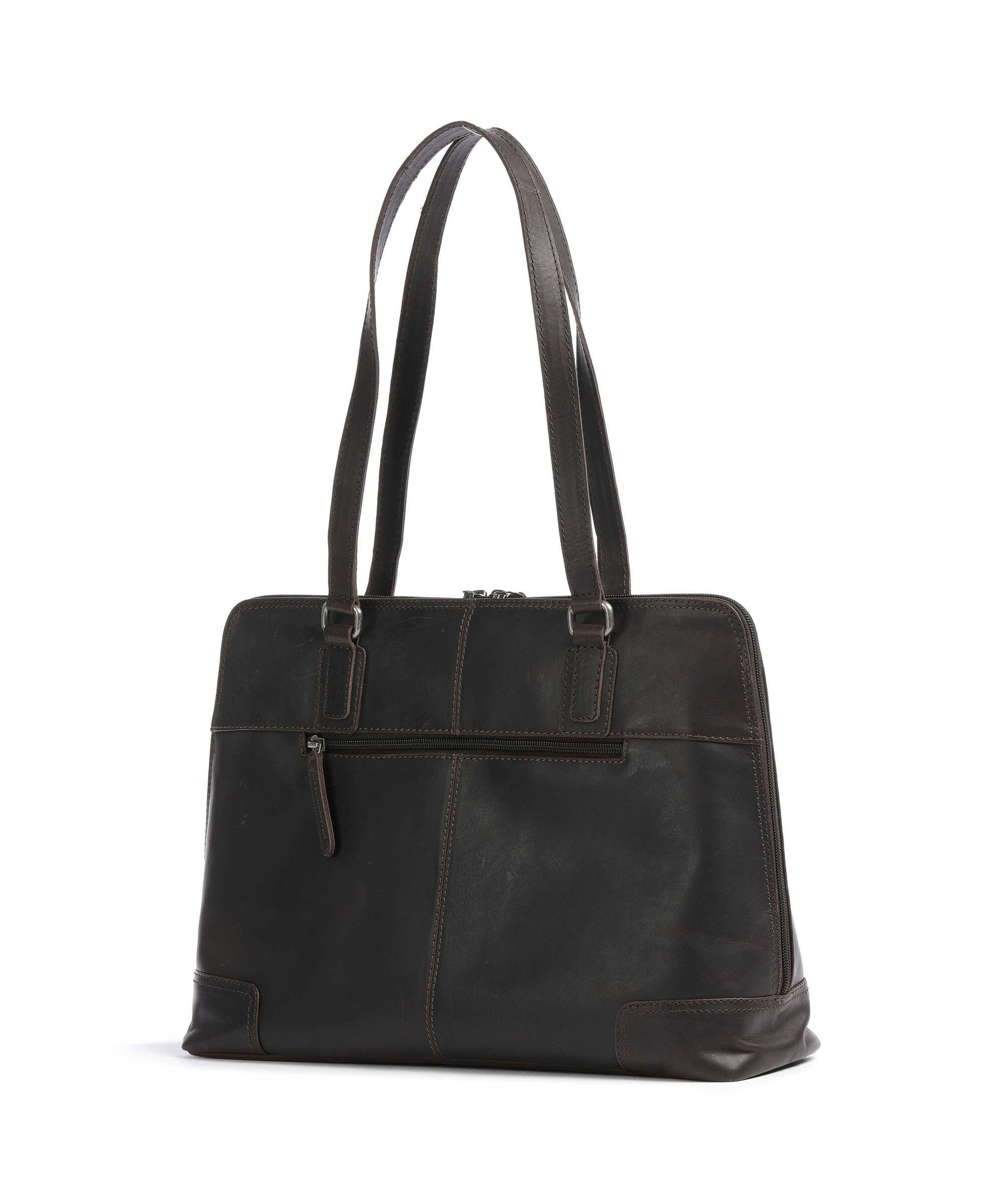 The Chesterfield Brand Wax Pull Up Cow Lugano Tote bag brown