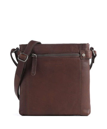 The Chesterfield Brand Cow Wax Pull Up Brandis Torba przez ramię brown