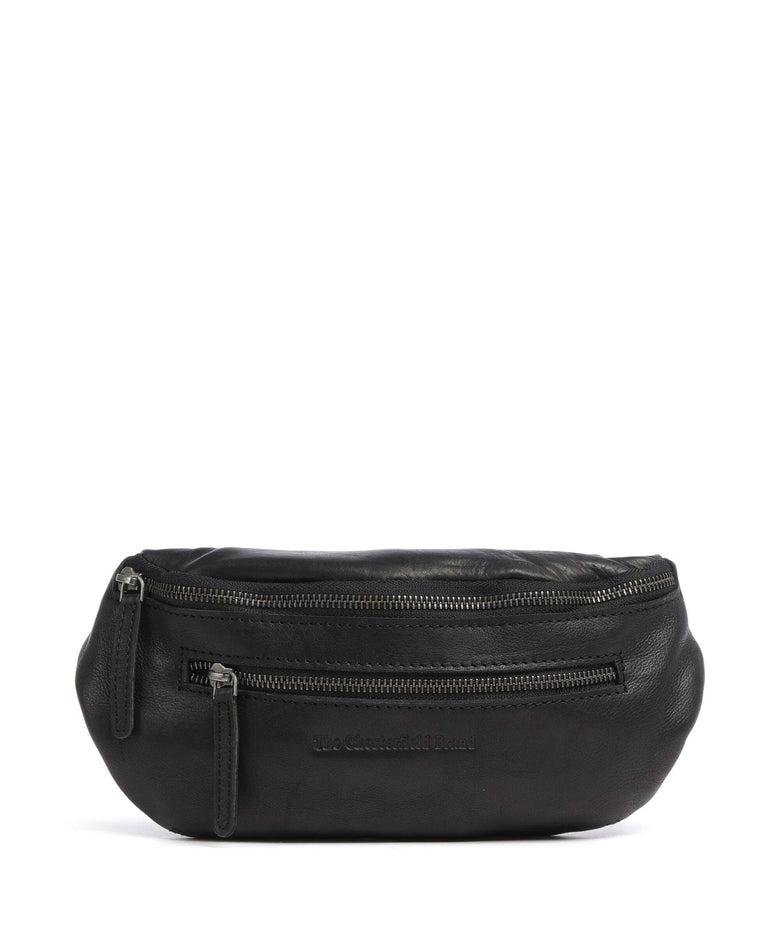 The Chesterfield Brand Washed Waxed Cow Severo Belt bag black