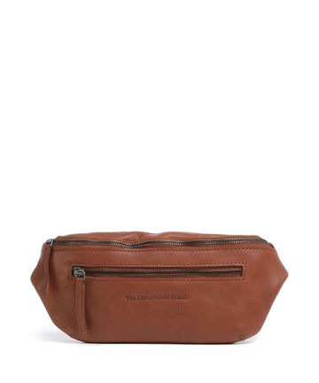 The Chesterfield Brand Washed Waxed Cow Severo Saszetka nerka cognac