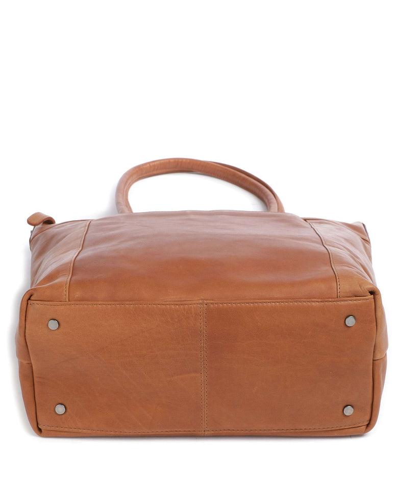 The Chesterfield Brand Cow Wax Pull Up Altona Tote bag cognac