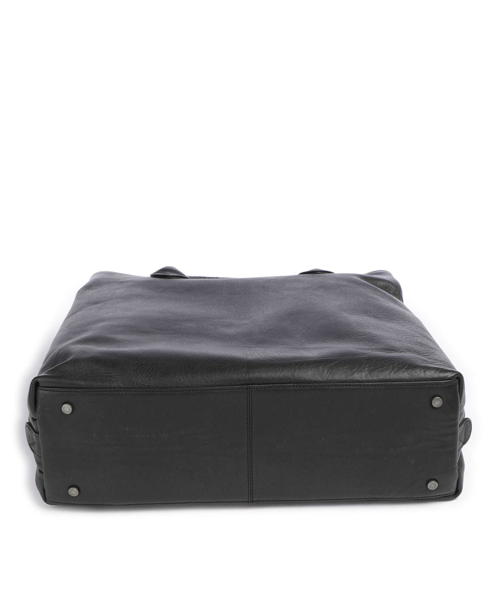 The Chesterfield Brand Wax Pull Up Cow Passau Handbag black