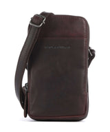 The Chesterfield Brand Cow Wax Pull Up Alesund Torebka na telefon brown