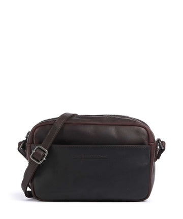The Chesterfield Brand Cow Wax Pull Up Arona Torba przez ramię brown